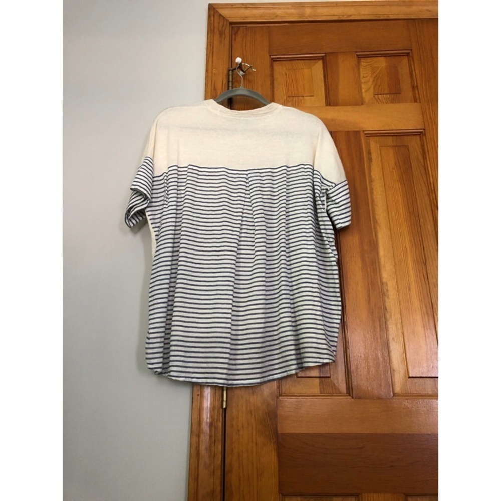 J. Crew mixed media top, GUC, XS